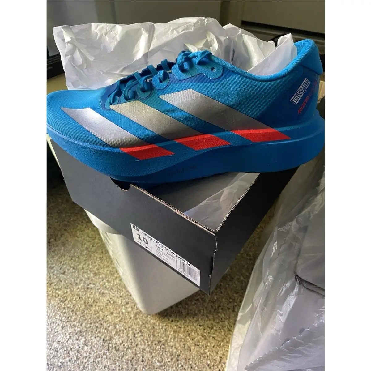 Adidas Adizero Evo SL Men`s Shoes Sz. 10 Adidas JR2023