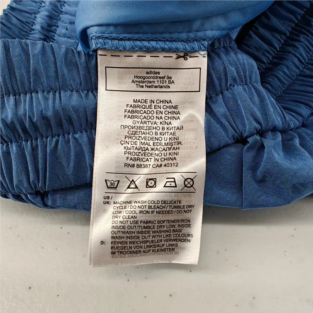Adidas clothing - Blue 4