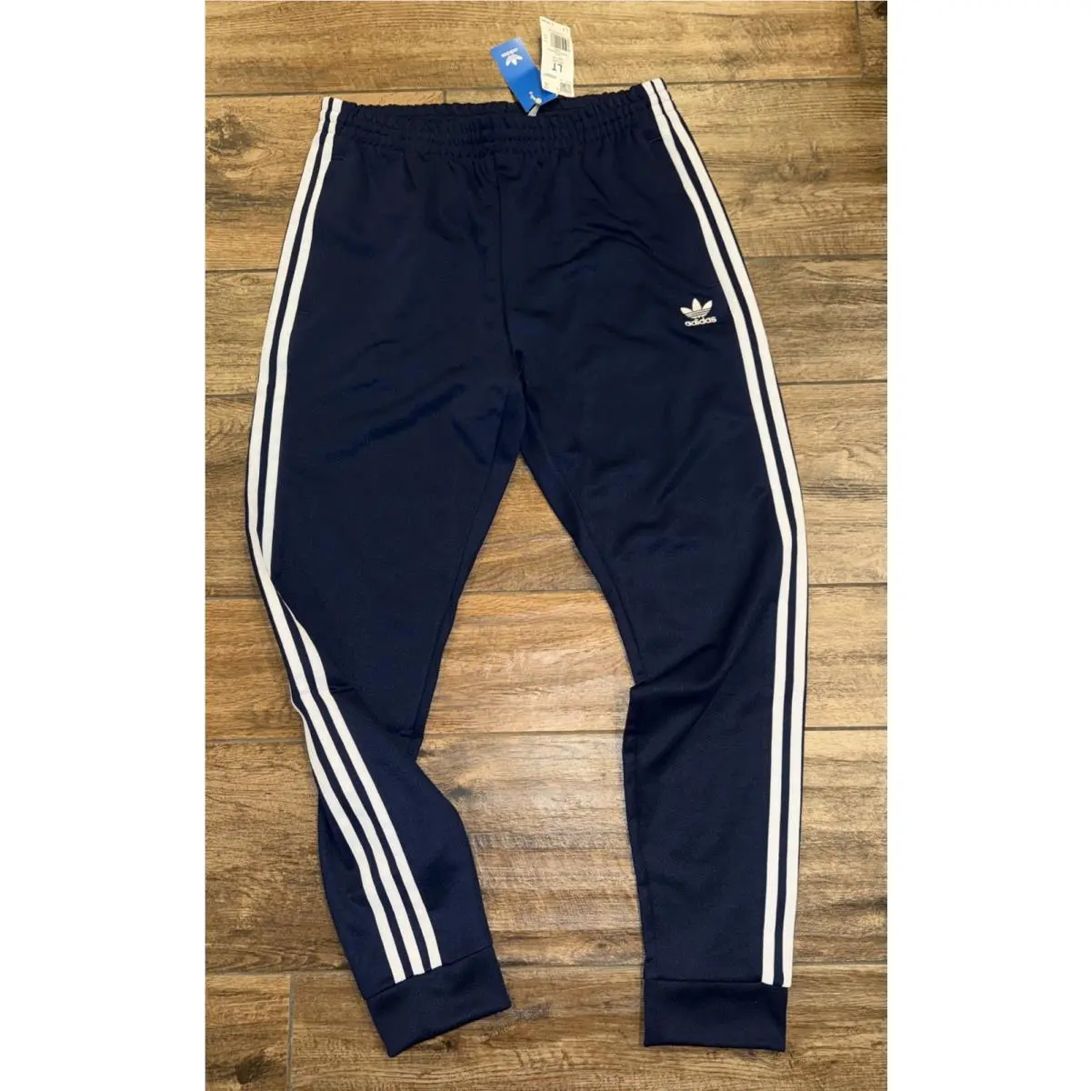 Adidas Adicolor Classic Track Slim Fit Pants Navy Blue Mens Size LT Tall IR9887