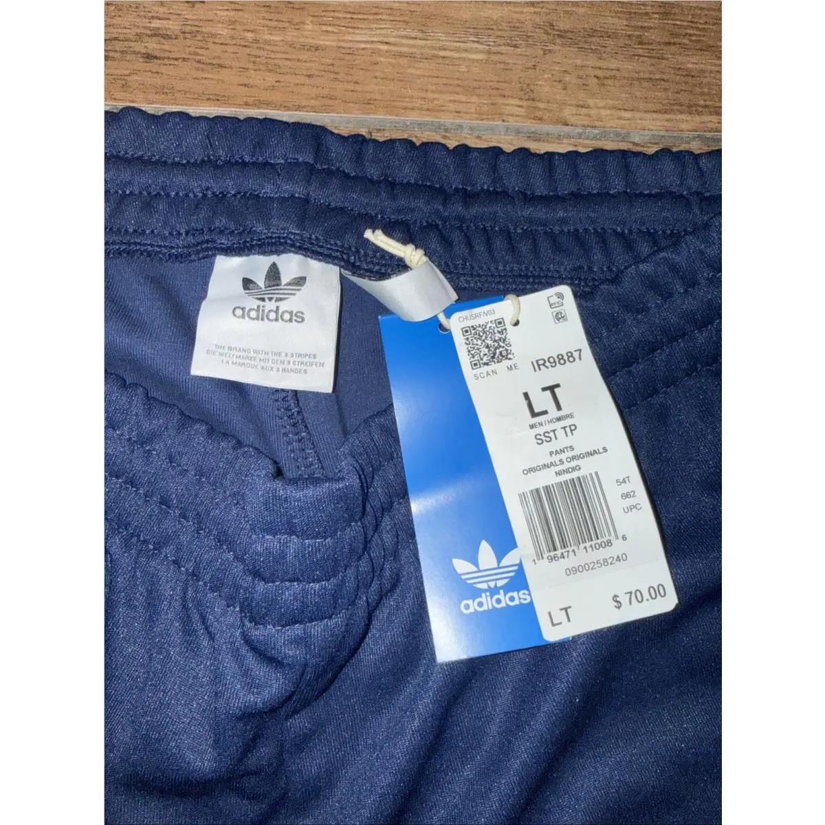 Adidas clothing - Adidas Adicolor - Adicolor - IR9887 - Blue, Manufacturer: Navy Night Indigo/White (UPC: 196471110086) 2