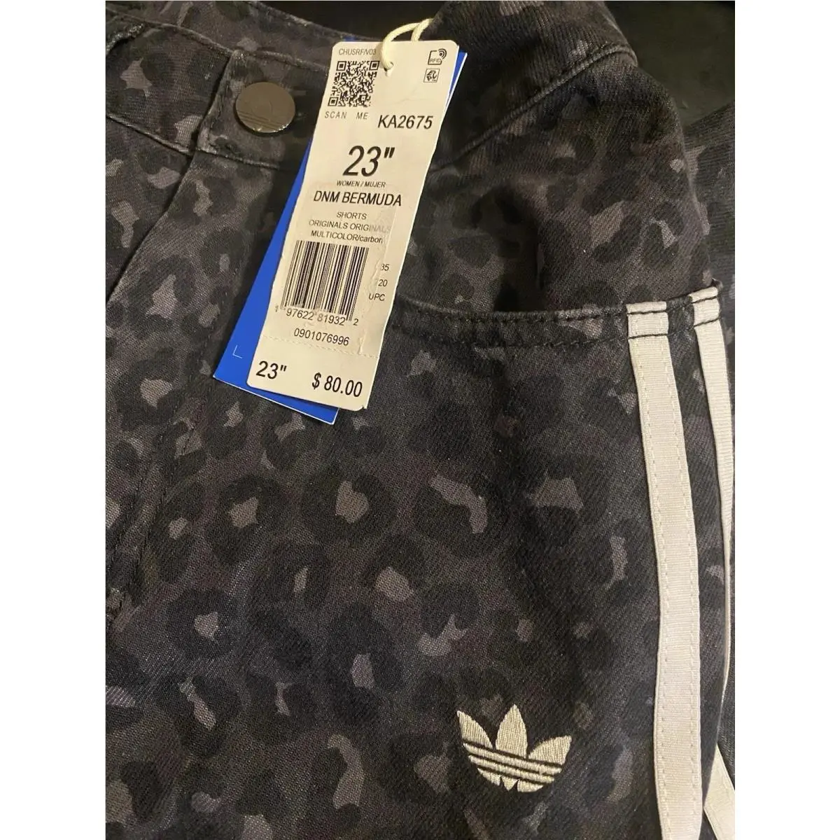 Adidas clothing - adidas Originals Denim Bermuda Shorts - KA2675 - Multicolor (UPC: 731996086128) 9