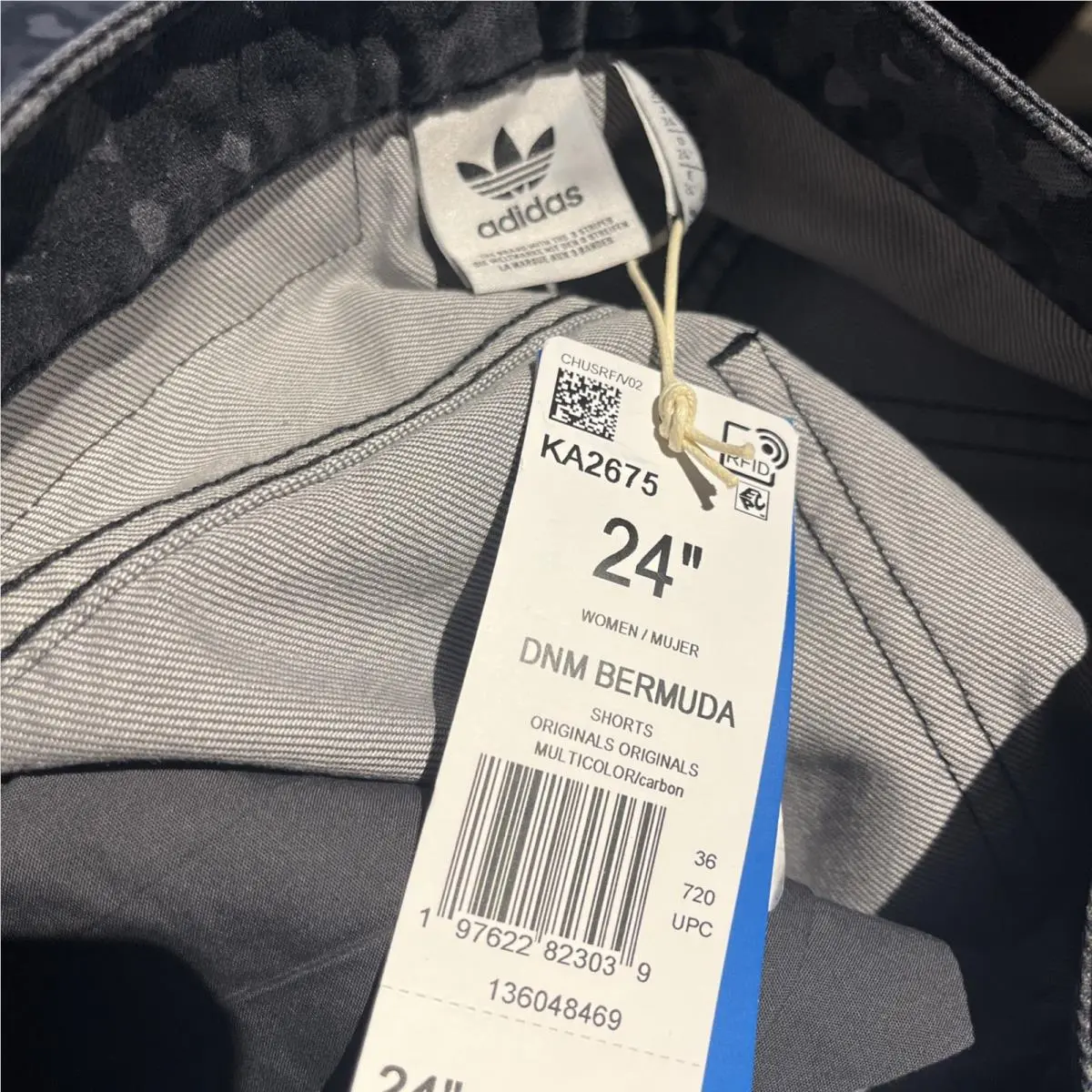 Adidas clothing - adidas Originals Denim Bermuda Shorts - KA2675 - Multicolor (UPC: 731996086128) 16
