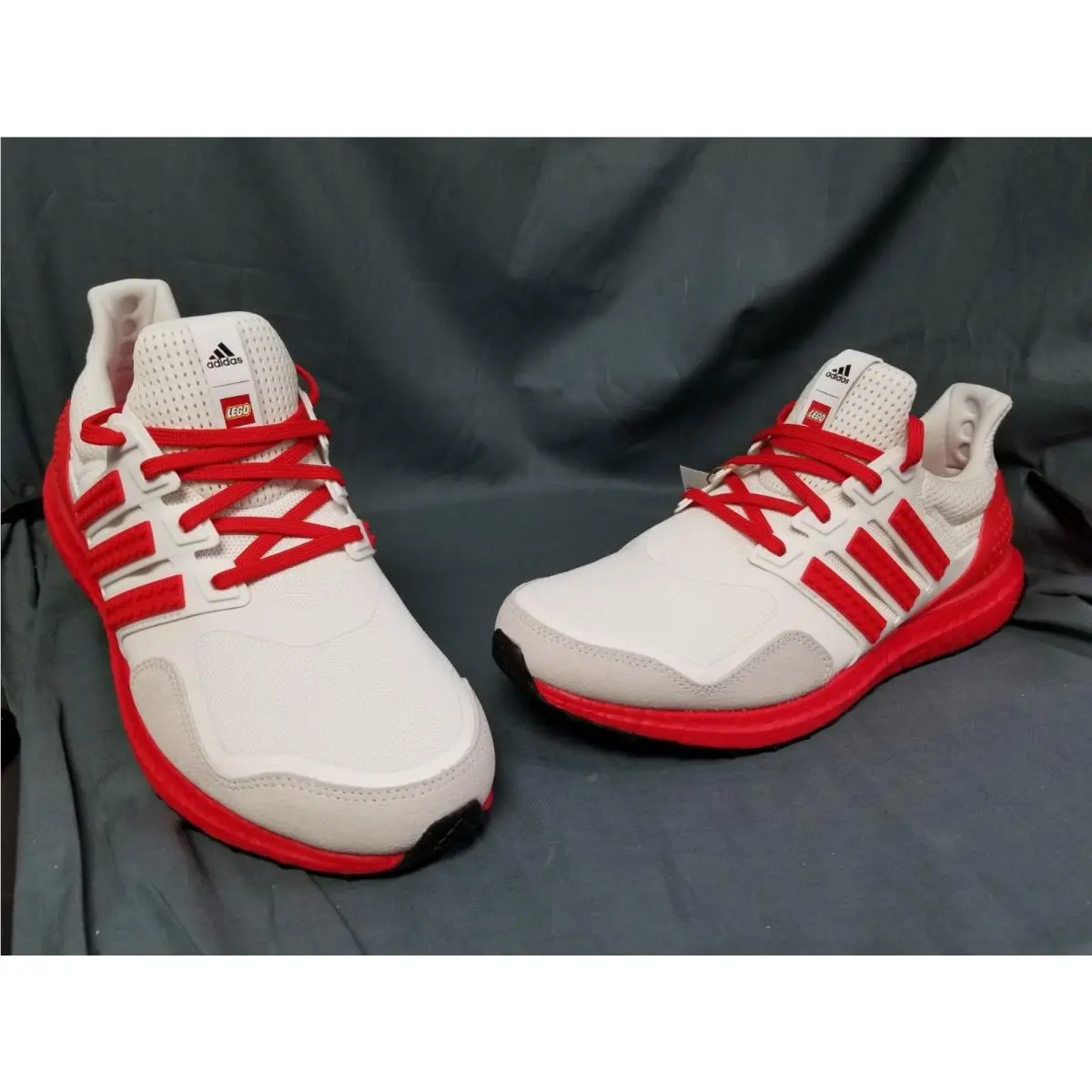 Adidas Ultra Boost Dna Lego Color Pack Red Sneakers Mesh Size 9.5