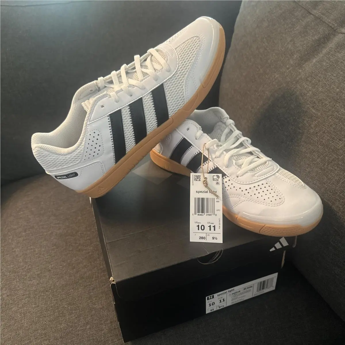 Adidas Spezial Light Handball Mens White Sneakers Size 10 Athletic Shoes HQ3518
