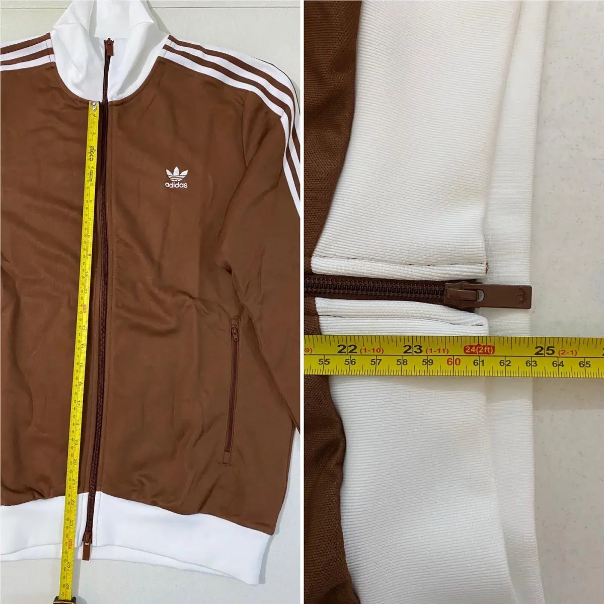 Adidas clothing - Preloved Brown White 9