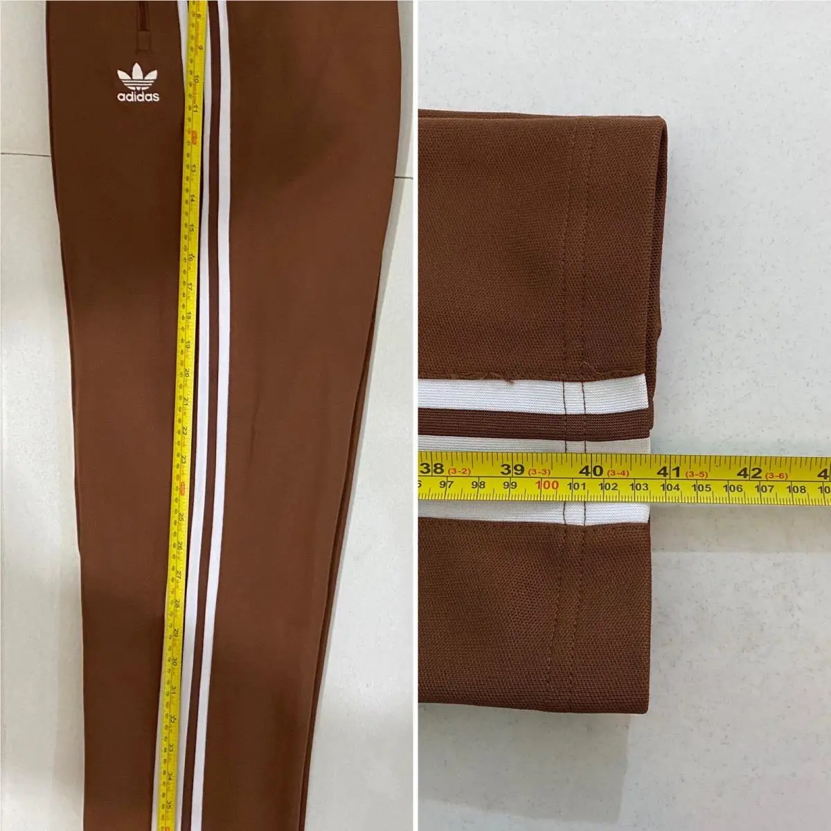 Adidas clothing - Preloved Brown White 11