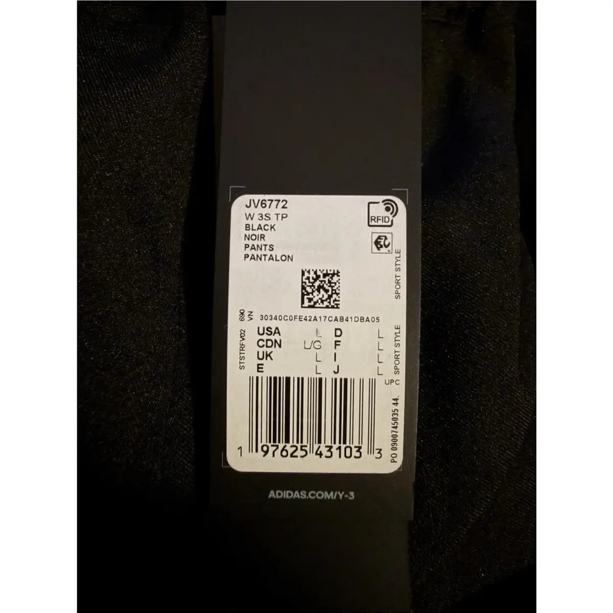 Adidas clothing - JV6772 - JV6772 - Black 12