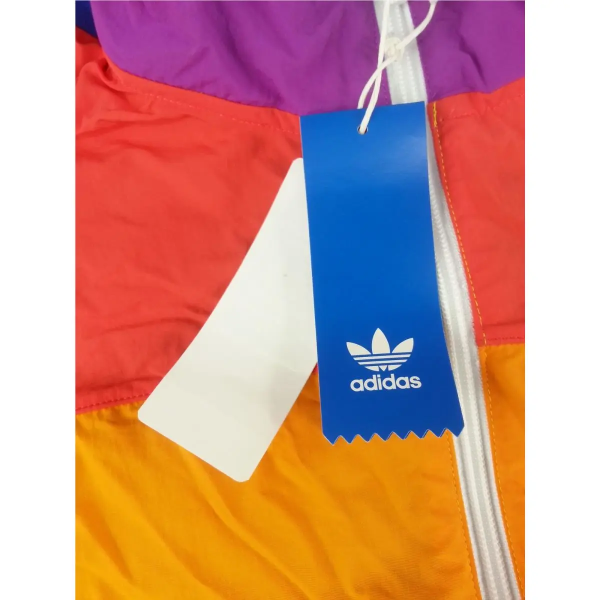 Adidas clothing - Pride Off Center Windbreaker - Pride Off Center Windbreaker - GD0955 - Multicolor, Red, Orange, Yellow, Blue, Green, Purple 2