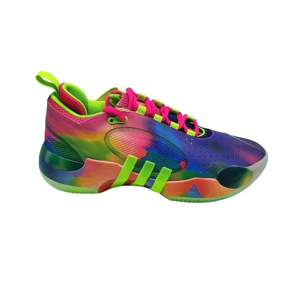 Adidas Don Issue 5 Basketball Shoes Mens 7 Pink Multicolor Sneaker IH8345