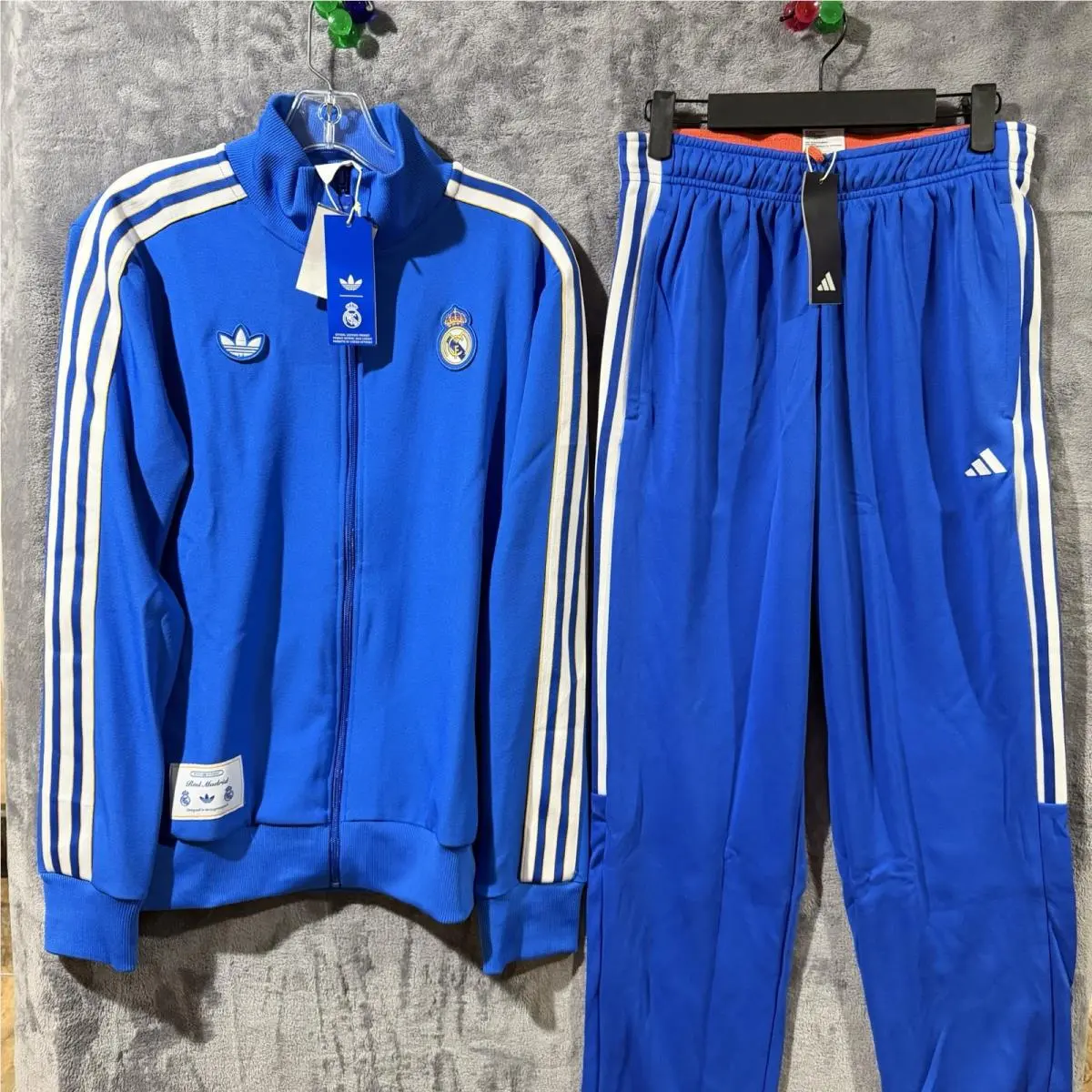 Adidas Originals Real Madrid Terrace Icon Track Jacket/tiro Pants Men’s Sz Small