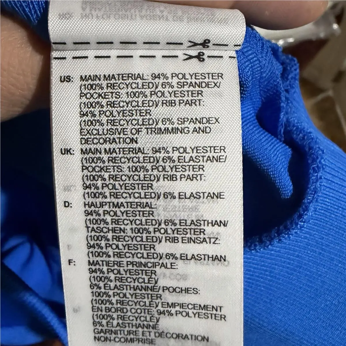 Adidas clothing - Blue/White 14