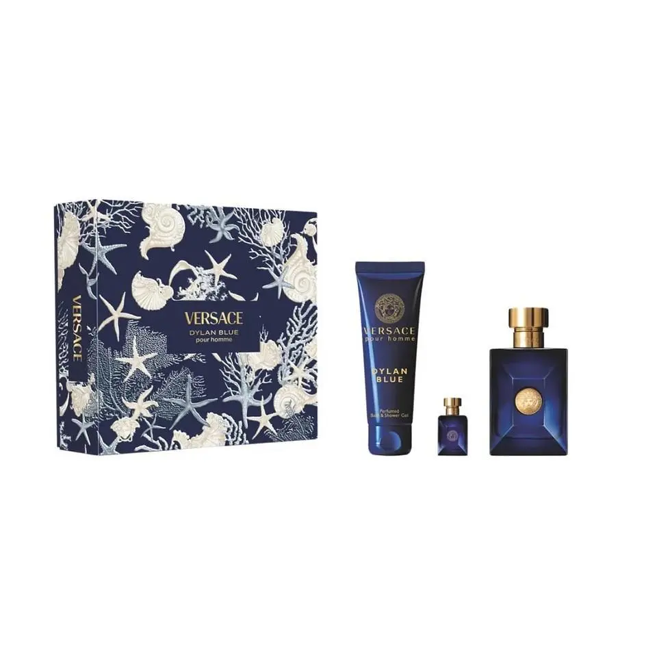 Versace Dylan Blue Pour Homme Edt 3pcs Gift Set