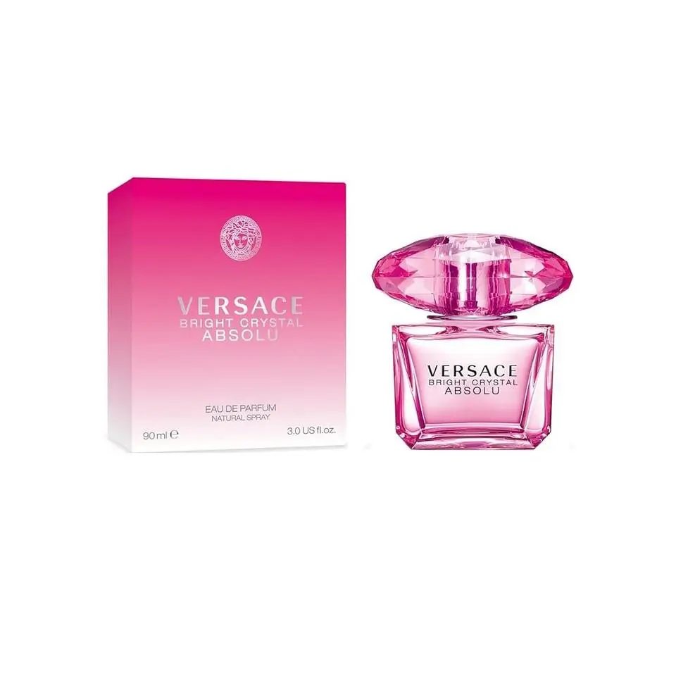 Versace Bright Crystal Absolu Edp 3 oz / 90 ml Spray For Women Packaging