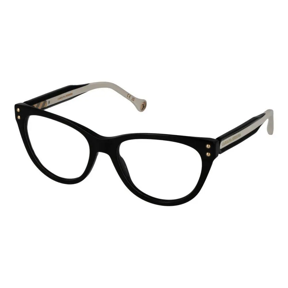Carolina Herrera Black Acetate Glasses Frames - CA-1056688