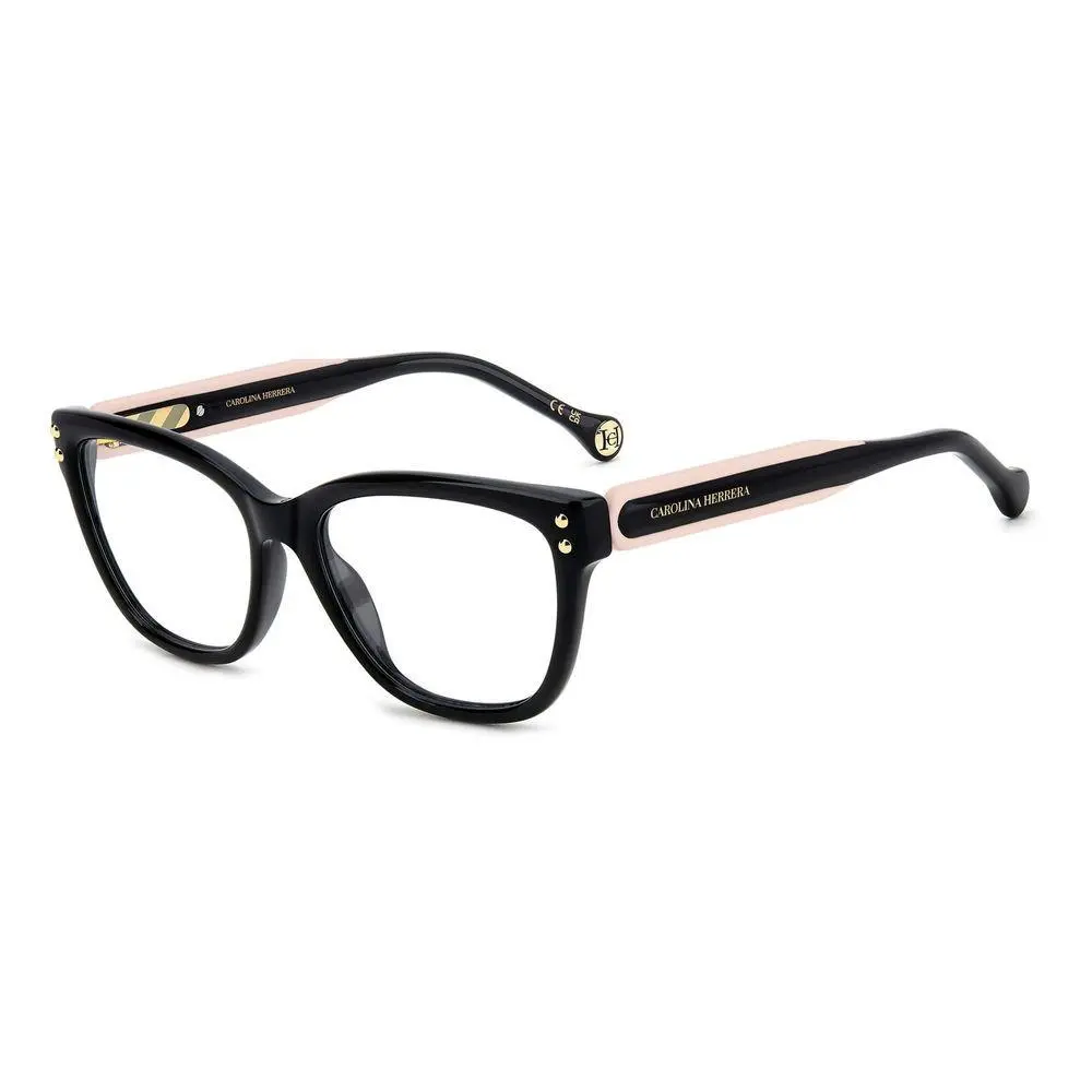 Carolina Herrera Black Plastic Glasses Frames