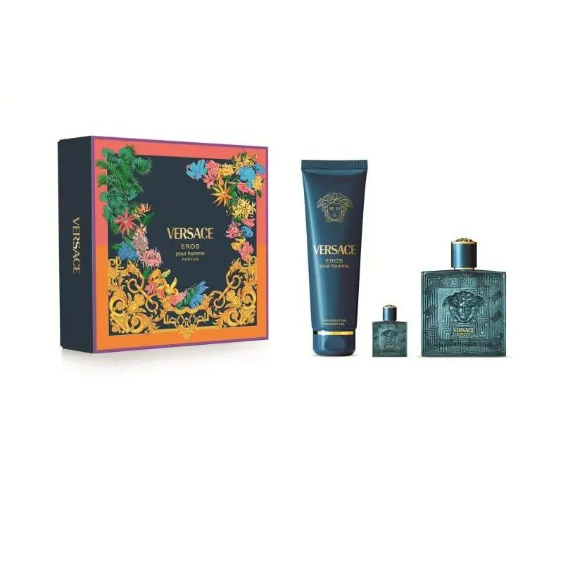 Versace Men`s Eros Parfum 3 Piece Gift Set 8011003907069