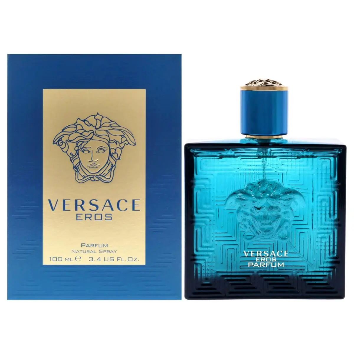 Versace Eros by Versace For Men - 3.4 oz Parfum Spray