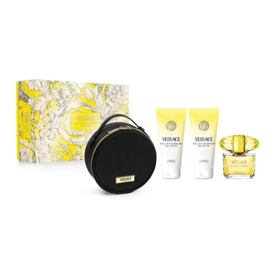 Versace Ladies Versace Yellow Diamond Gift Set Fragrances 8011003902842