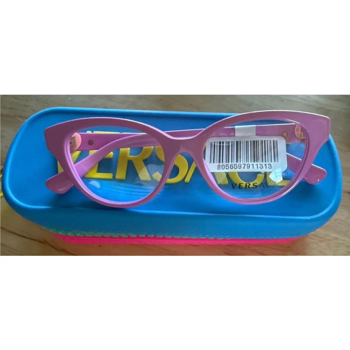Versace Kids VK 3004 5399 Eyeglasses Frames Girls Pink 46 15 130
