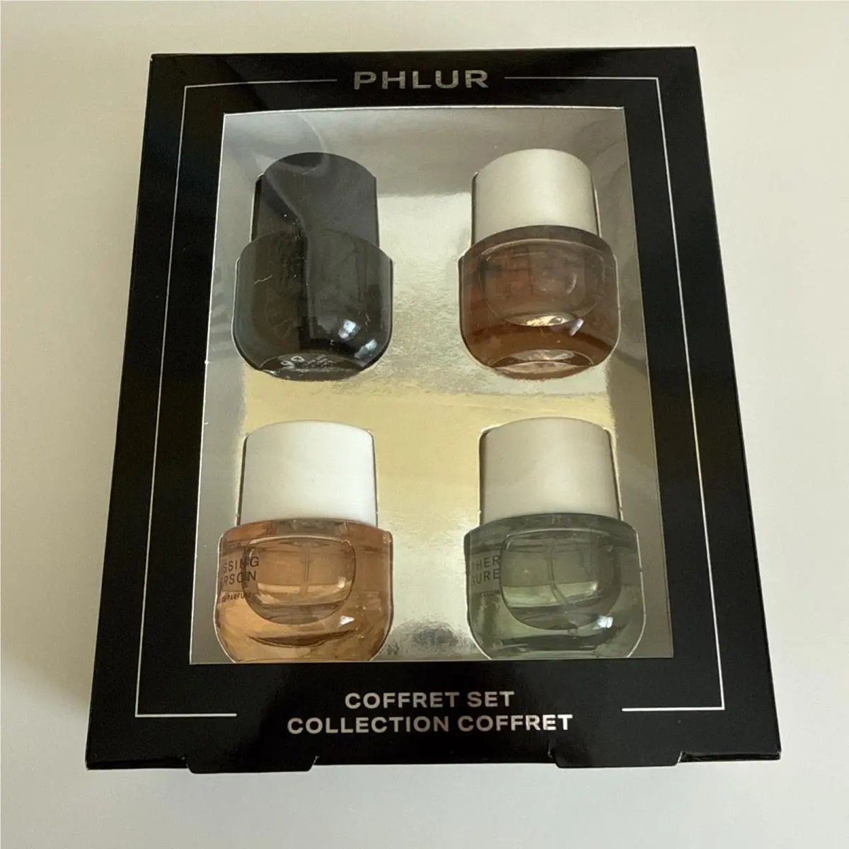 Mini Perfume Set Coffret Rose Whip Missing Person Vanilla Skin Father by Phlur