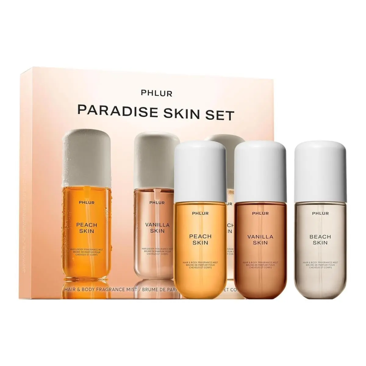 Paradise Skin Hair and Body Mist Set Travel Size Fragrance Trio Gift Set by Phlur