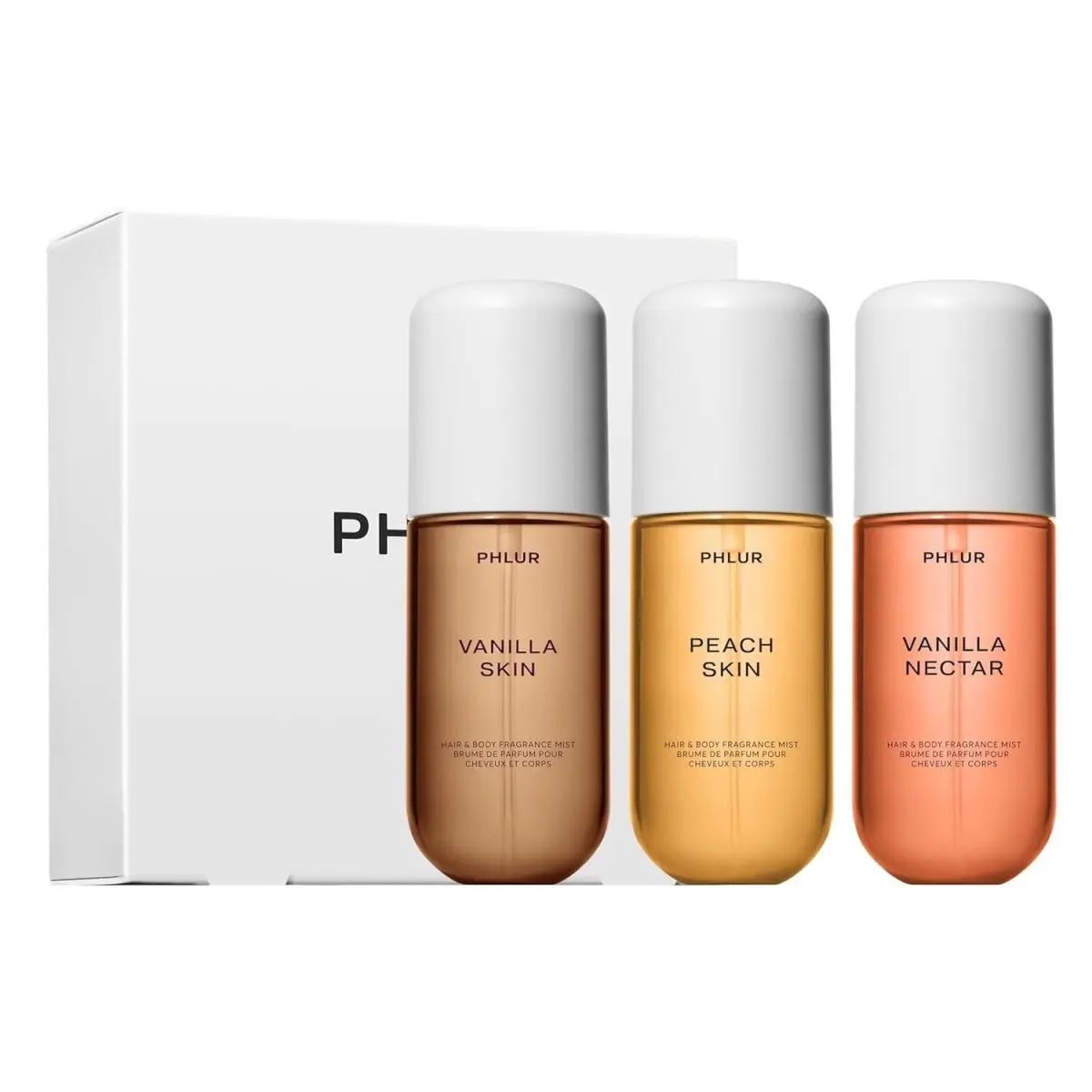 Vanilla Peach Trio - Exclusive 3pc Travel Size Body Mist Set Ft. Vanill by Phlur