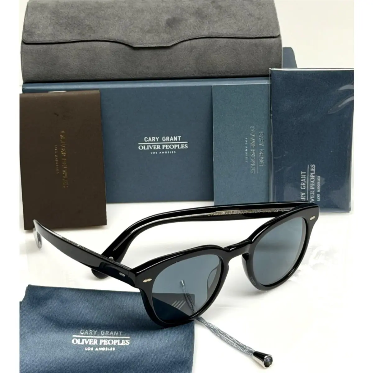 Oliver Peoples 0OV5413SU Cary Grant Sun 14923R Black Blue 50mm Men`s Sunglasses