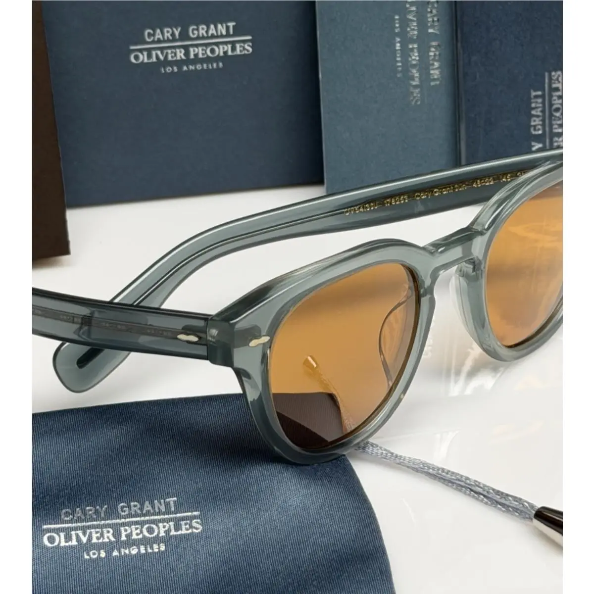 Oliver Peoples 0OV5413SU Cary Grant Sun 178253 Dusty Aqua Cognac 48mm Sunglasses