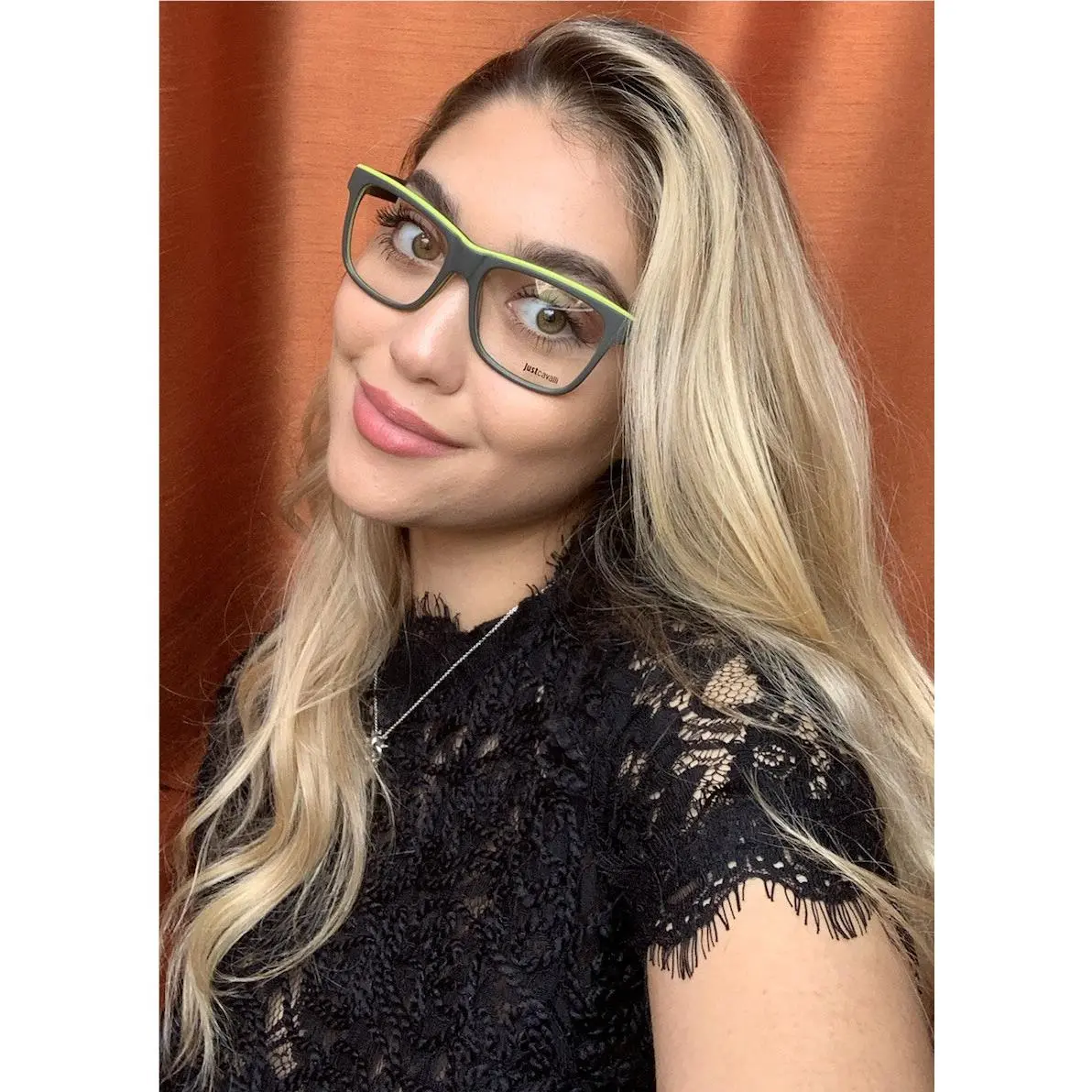 Just Cavalli JC 0611 020 Green 53mm Rx Women`s Eyeglasses Frame D62