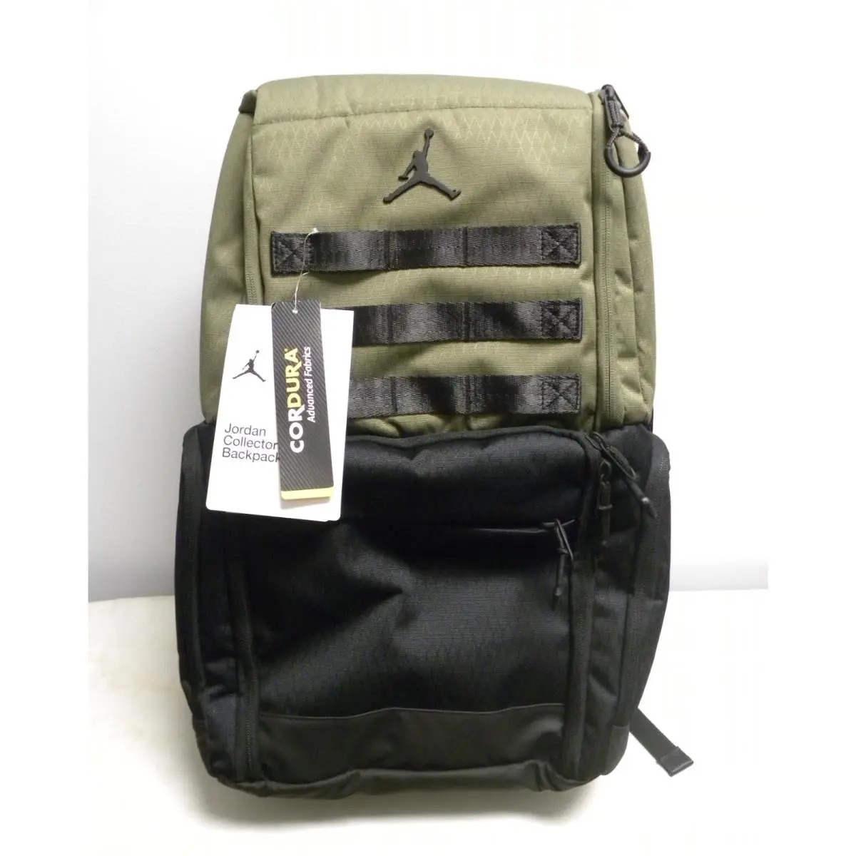 Air Jordan Collector Backpack 31.5L Black Green Cordura MA0944 by Nike