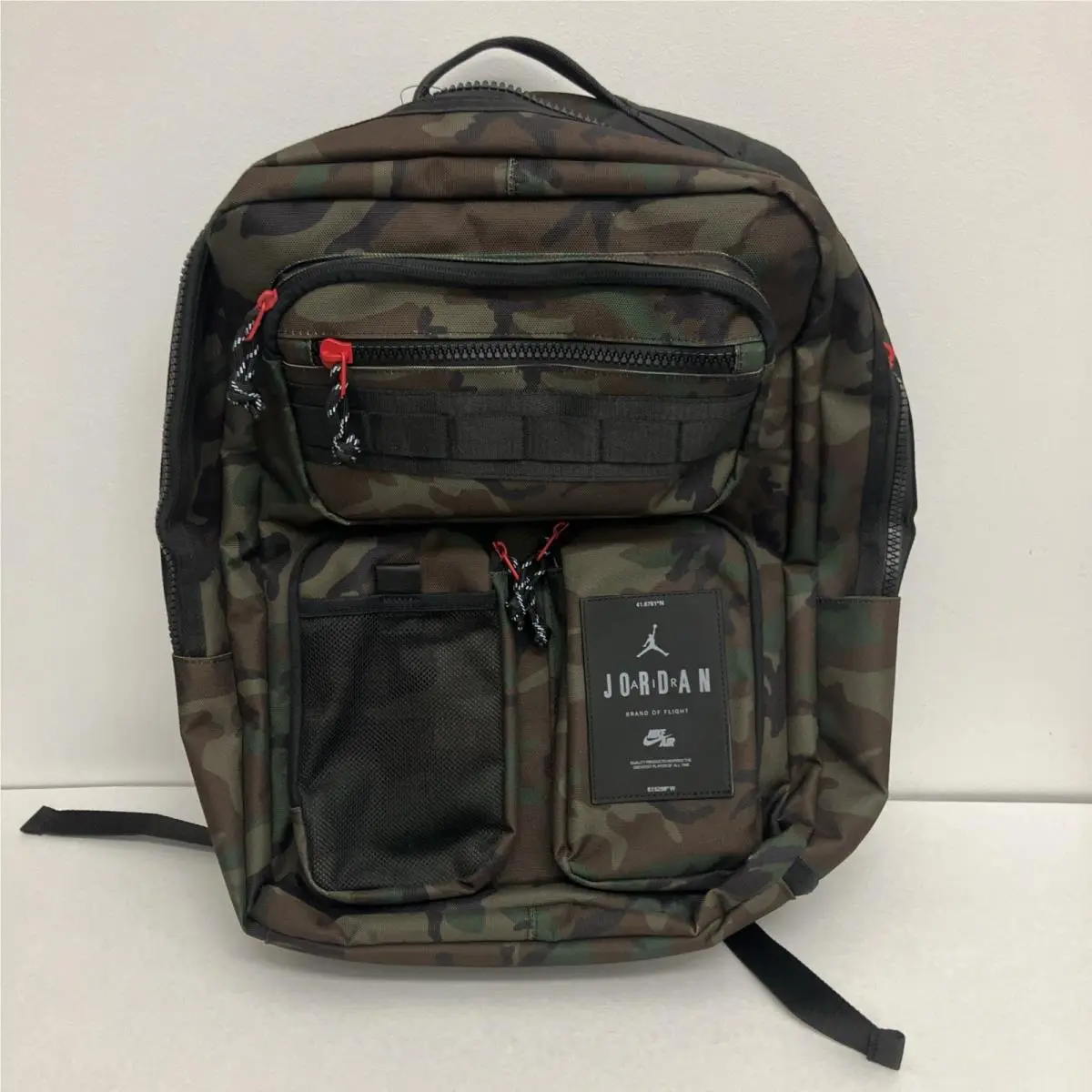 Jordan Hesi Pack Backpack 22L Camo Green MA0838-650 Rare Limited Release