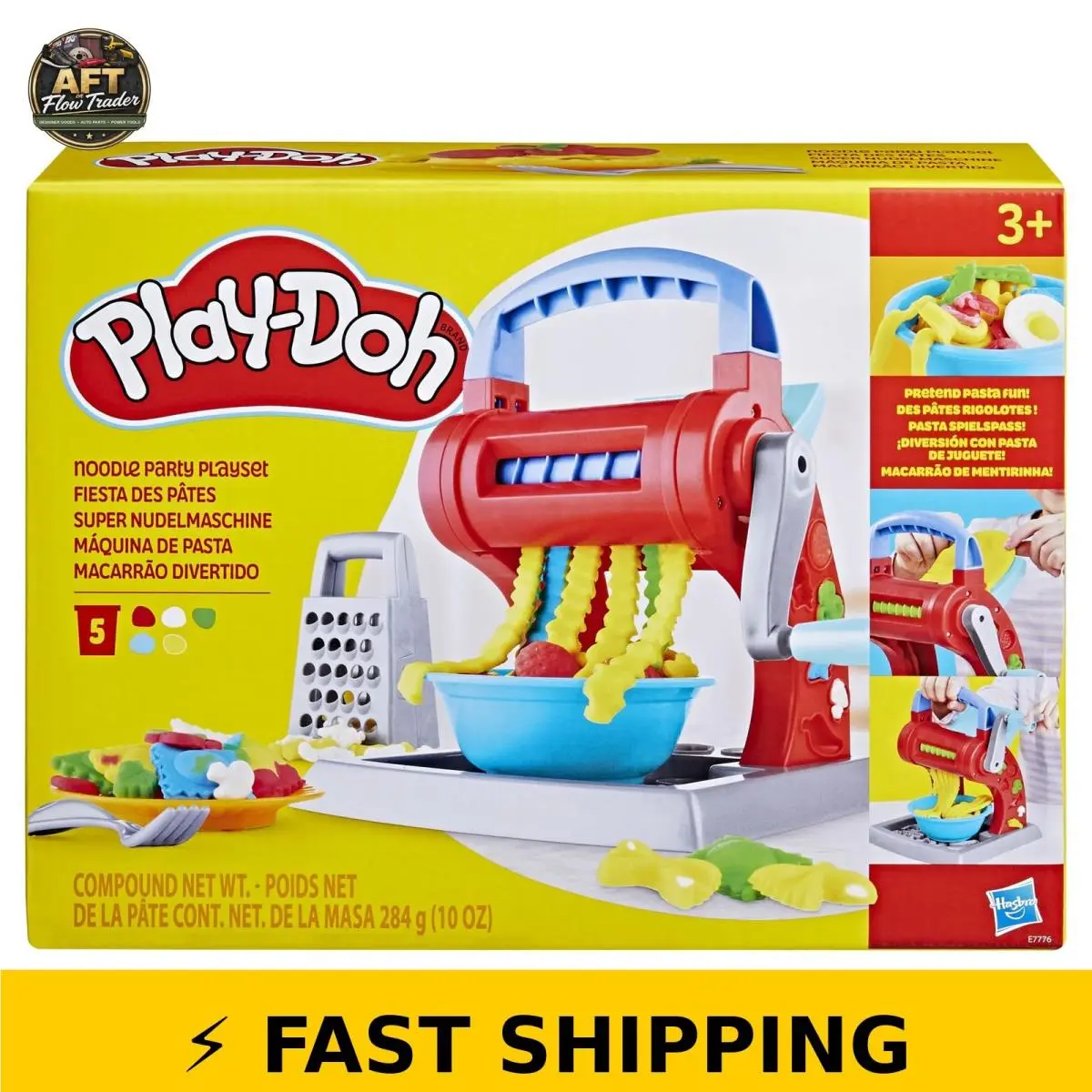 Play-doh Kitchen Creations Noodle Party Playset - 5 Colors