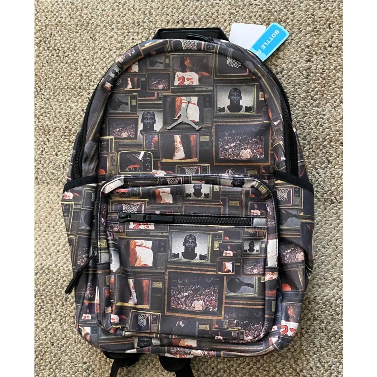 Jordan Nike Borough Backpack Graphic 20L MA9002-K90 13 Laptop Back Pack Bag