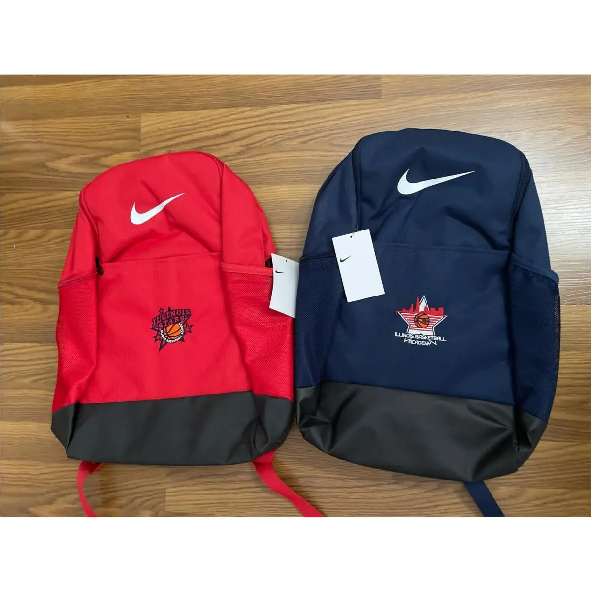 Nike Brasilia Backpack 2PC Navy Red For School Sports Travel Lightweigh