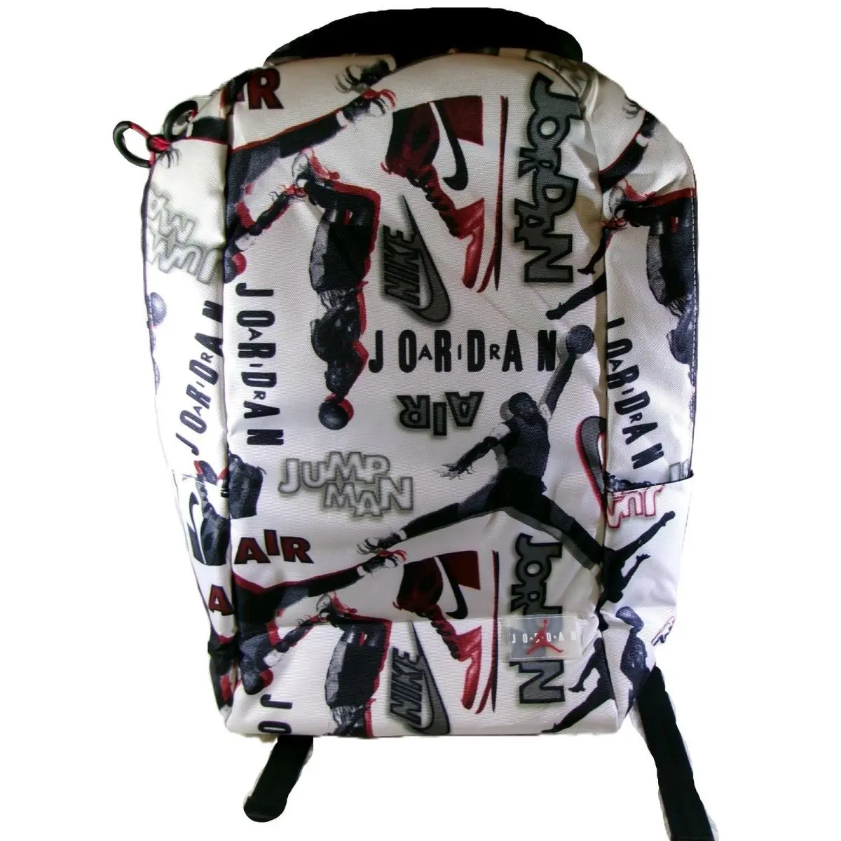 Jordan Jumpman Backpack Mens Large White Black 15 Laptop Sleeve 9A0484-F00