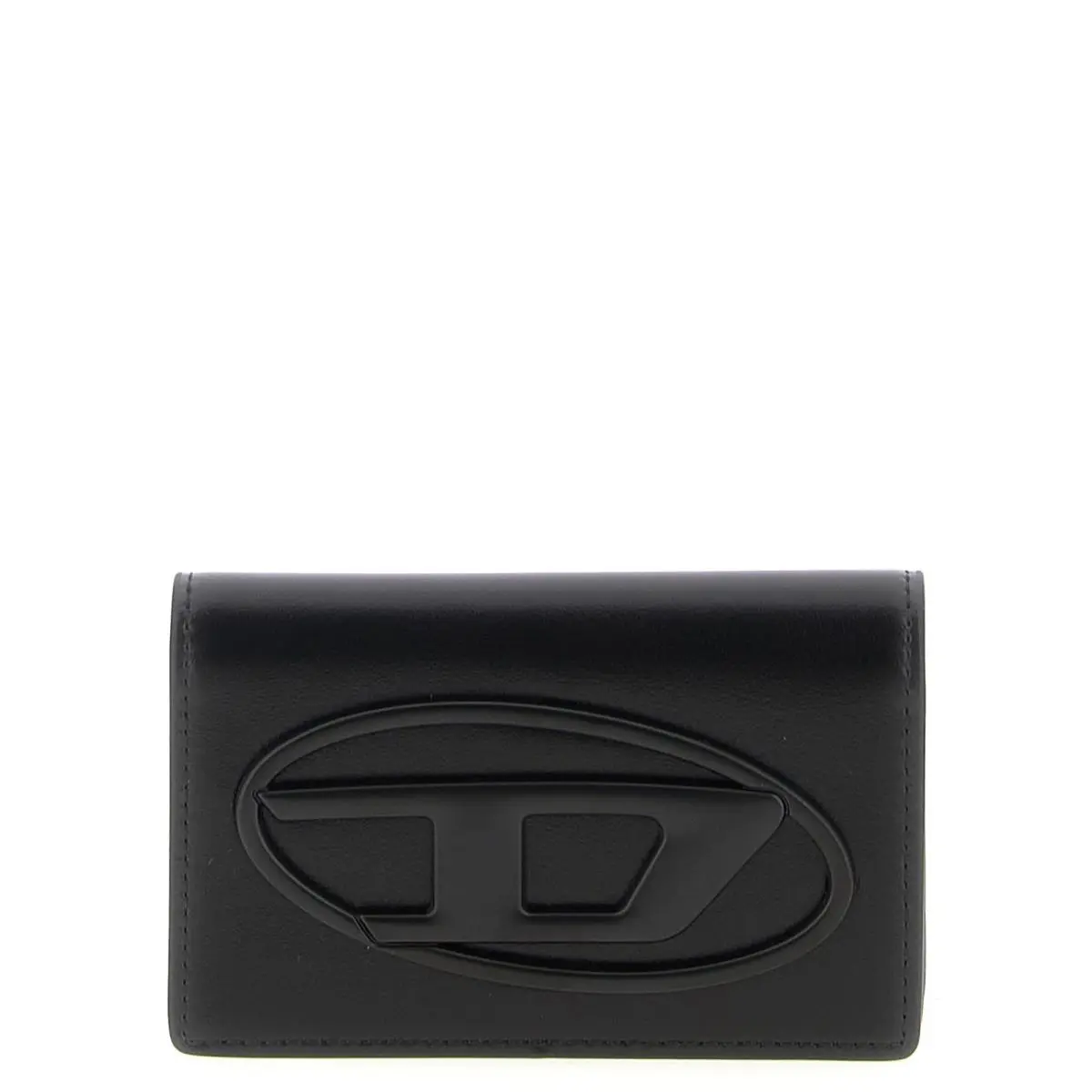 Diesel Black Leather Cardholder - DI315221BM