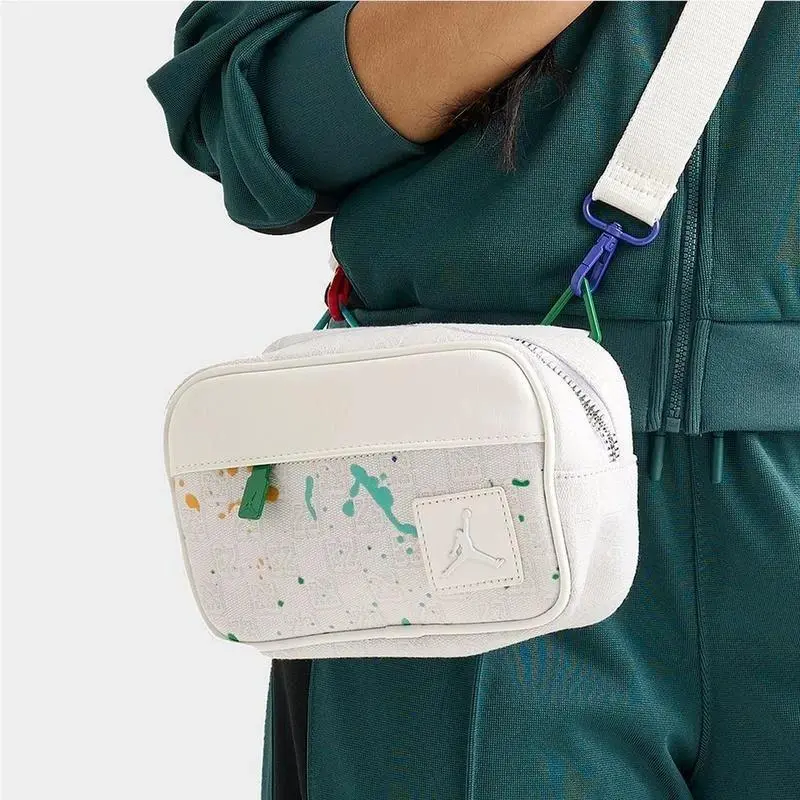 Jordan Monogram Camera Bag White Sail Paint Splatter MA0981-782 1.5L Crossbody