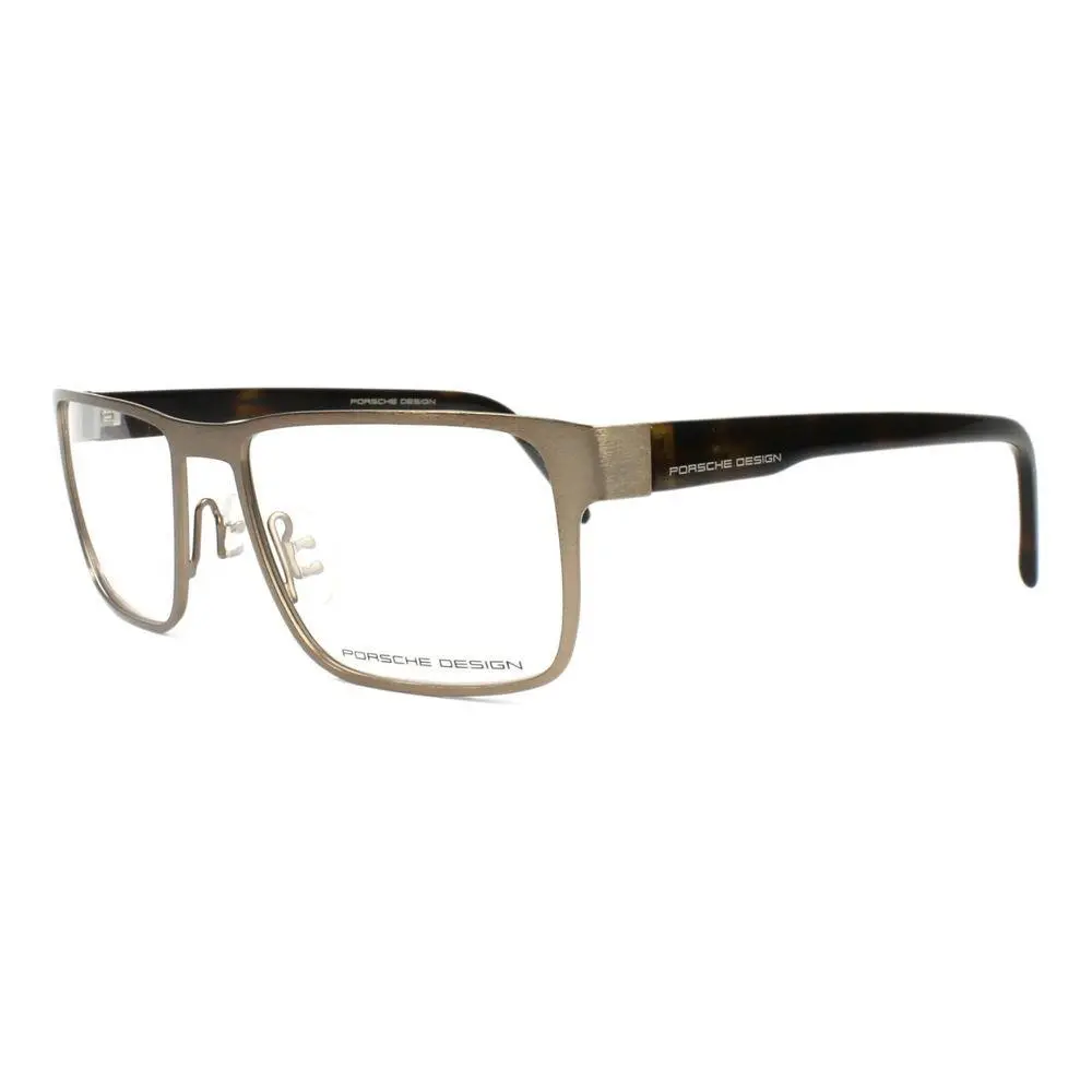 Porsche Brown Metal Glasses Frames