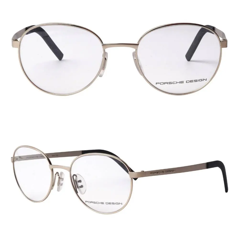 Design Frame - P`8315-C Gold Round Rx Eyeglasses Unisex 52-19-145 by Porsche