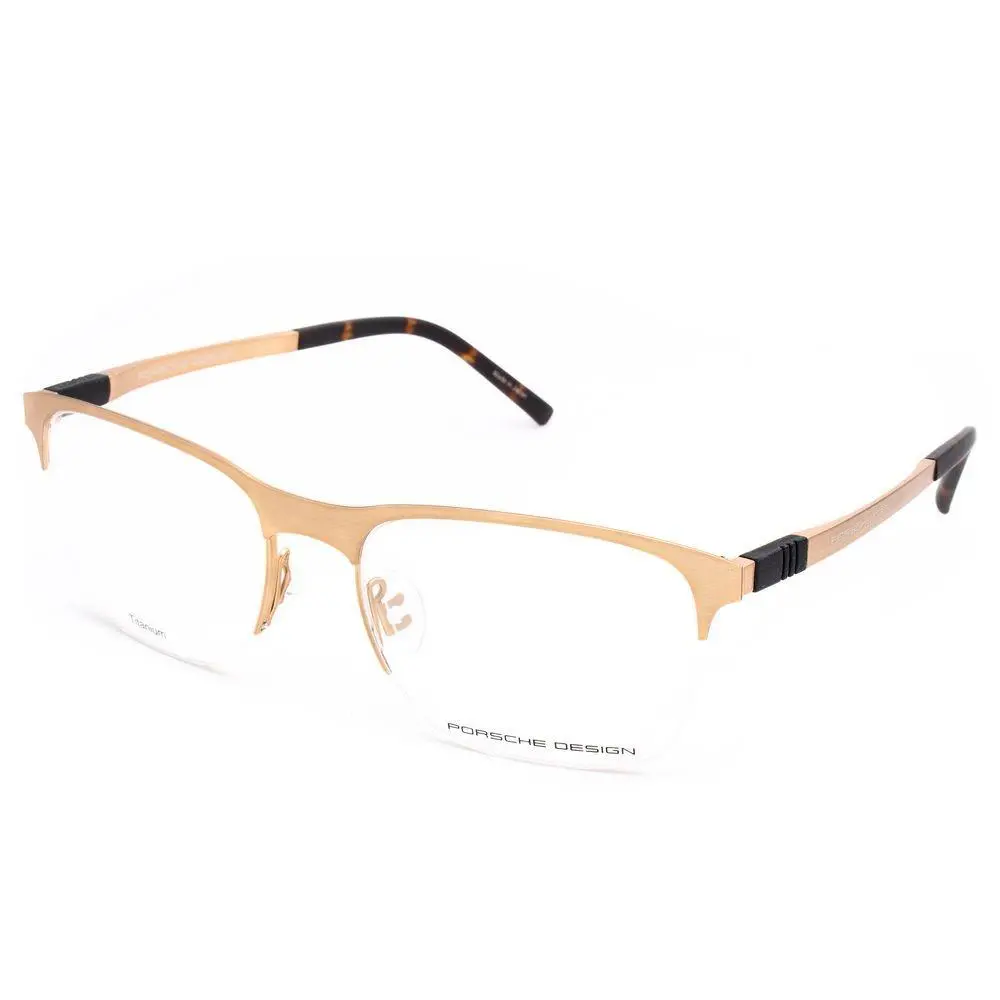 Porsche Gold Titanium Glasses Frames - POP8322BAC
