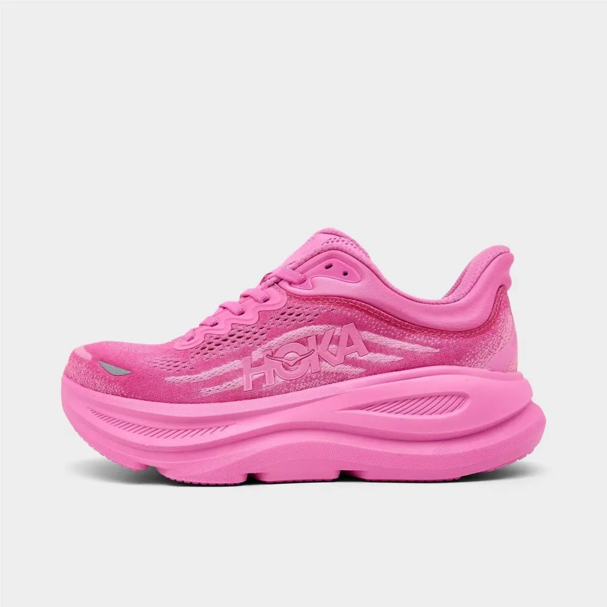 Women`s Hoka Bondi 9 Running Shoes Crabapple/crabapple 1162012 650