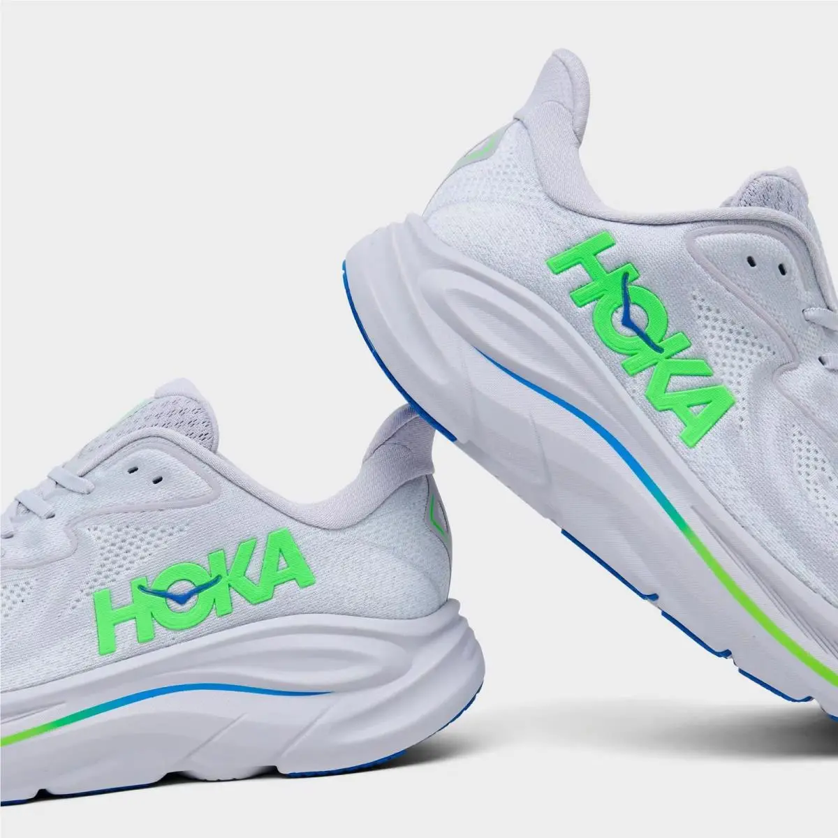 Hoka shoes - 1162030 062 - Ash Grey/Neon Green 4