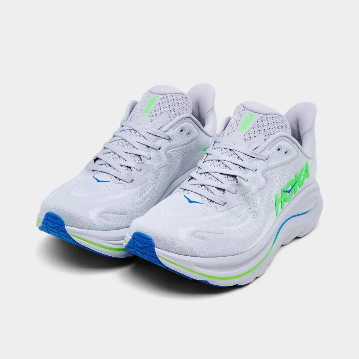 Hoka shoes - 1162030 062 - Ash Grey/Neon Green 5