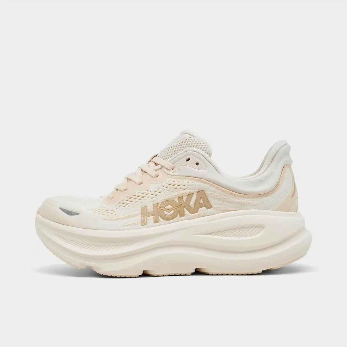 Women`s Hoka Bondi 9 Running Shoes Vanilla/birch 116012 260