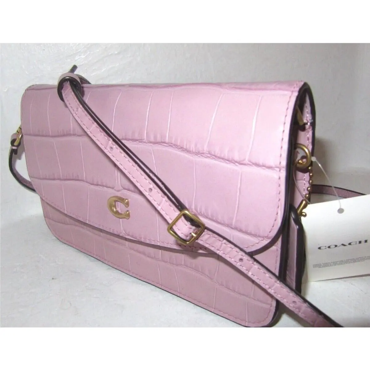 Coach C8941 Hayden Crossbody Handbag Ice Purple Violet Leather