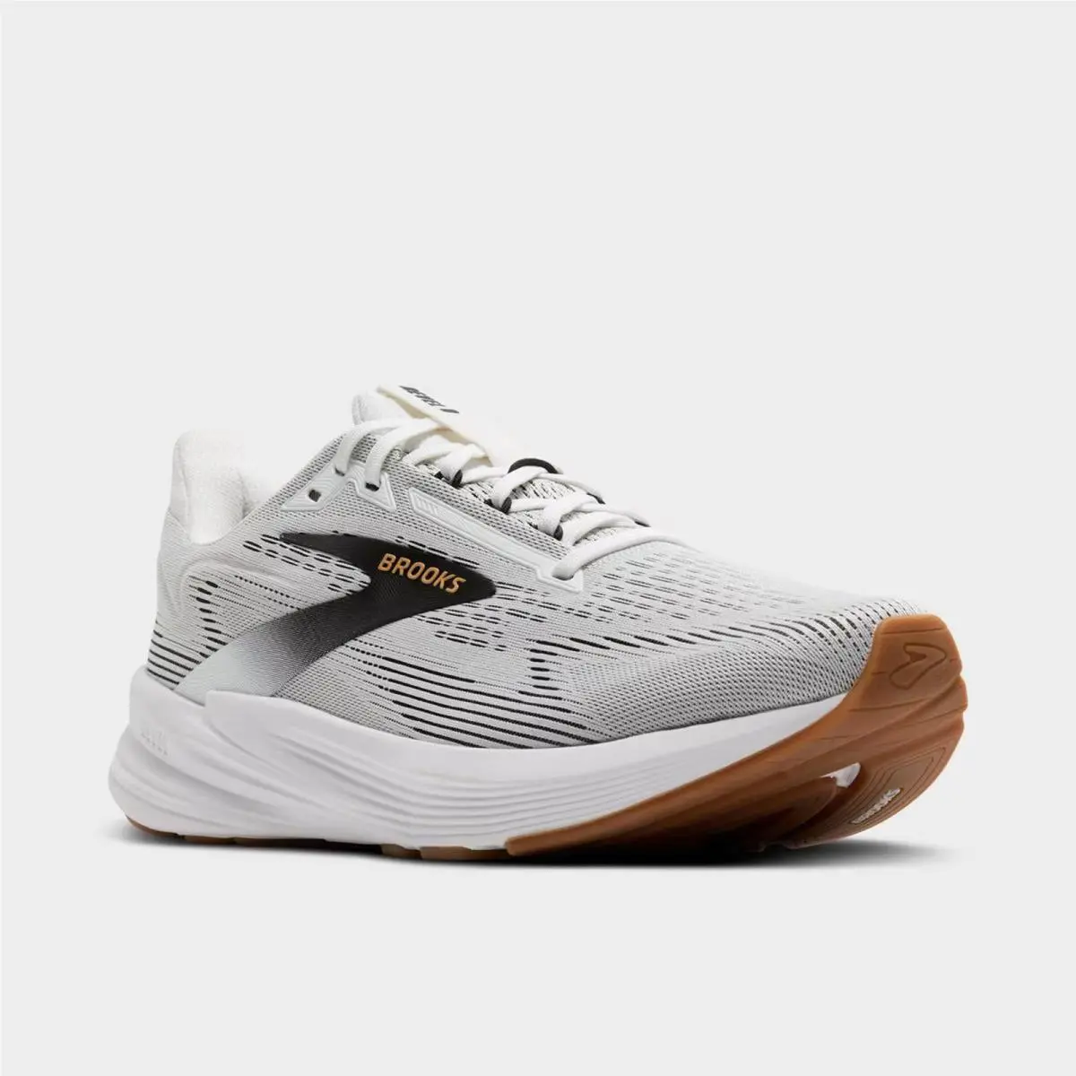 Brooks shoes - 110468 107 - White/Black/Oak Buff 1
