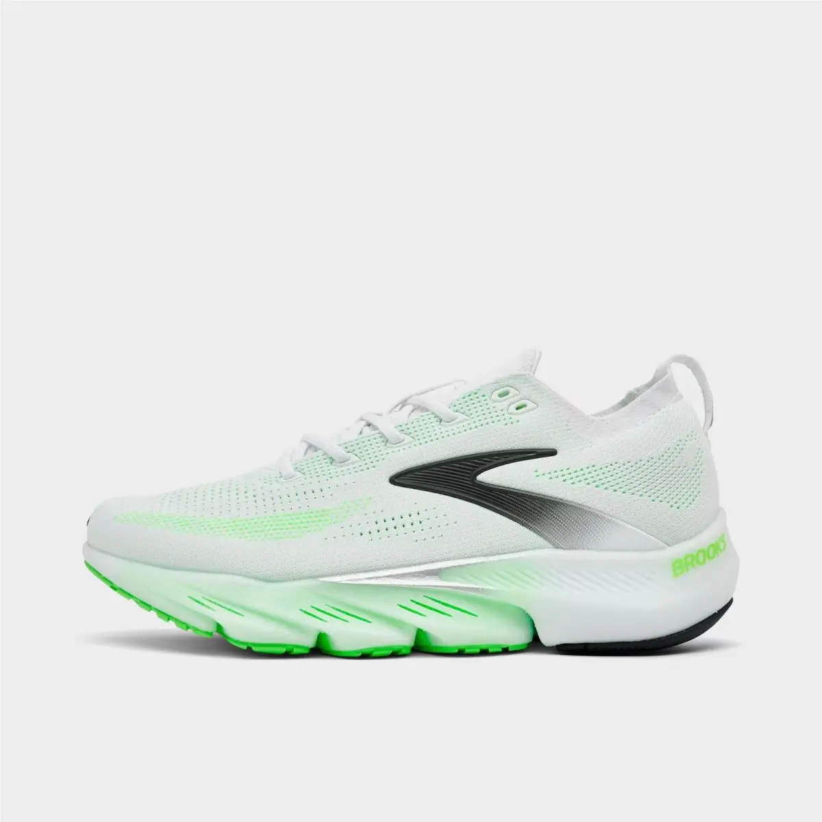 Brooks shoes - 1104781D 114 - White/Green Gecko/Phantom 3
