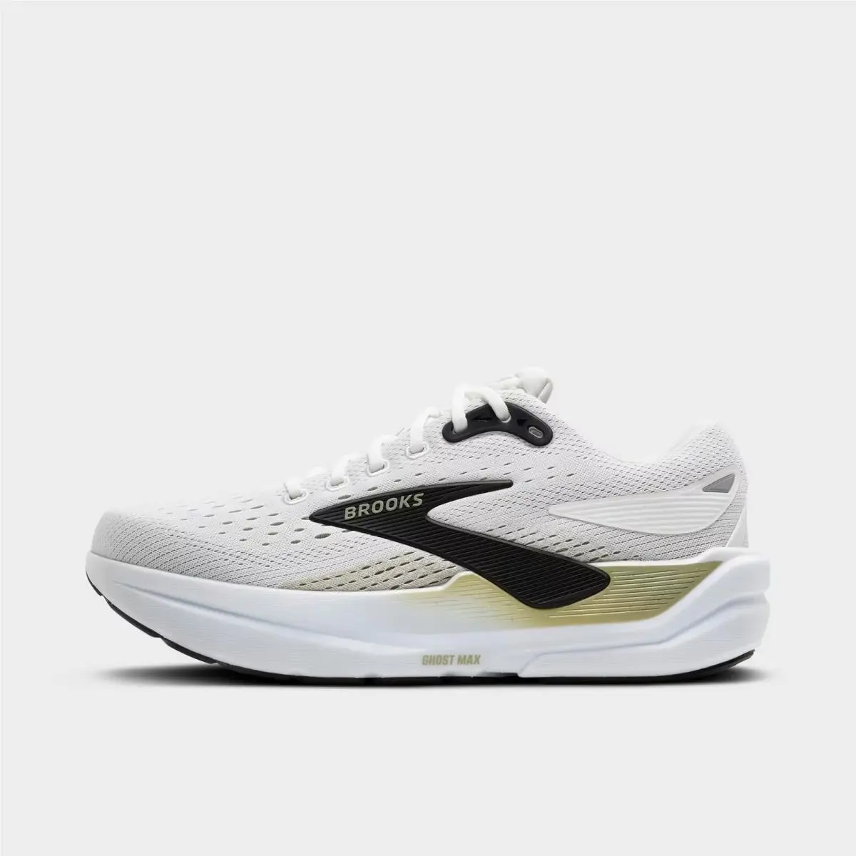 Men`s Brooks Ghost Max 3 Running Shoes Bright White/tea/black 1104641D 162