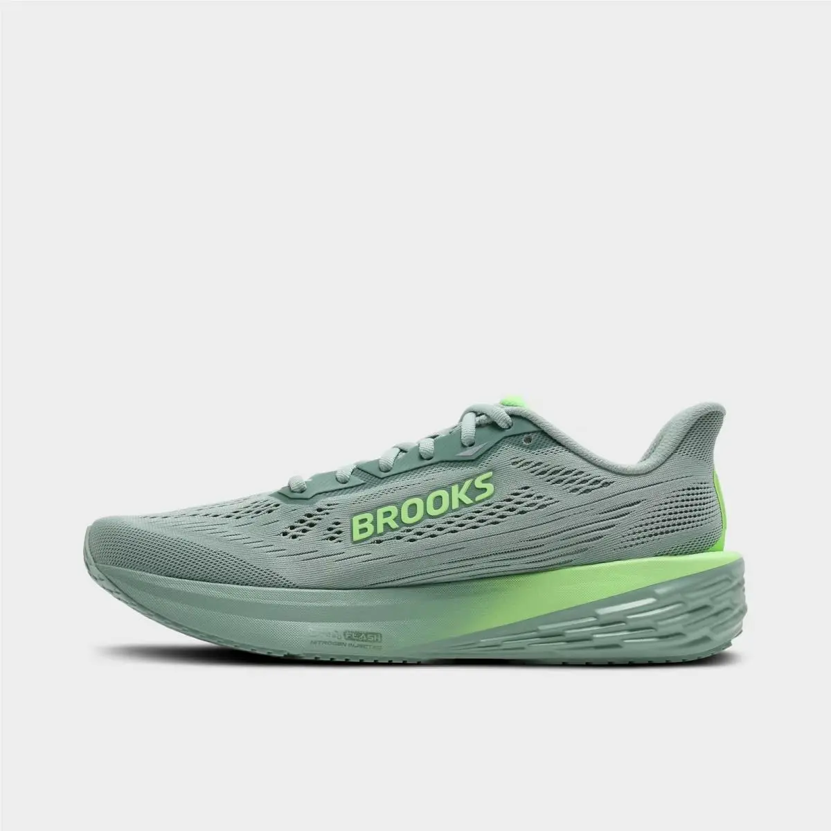 Brooks shoes - 1104811D 306 - Grey Mist/Green 4