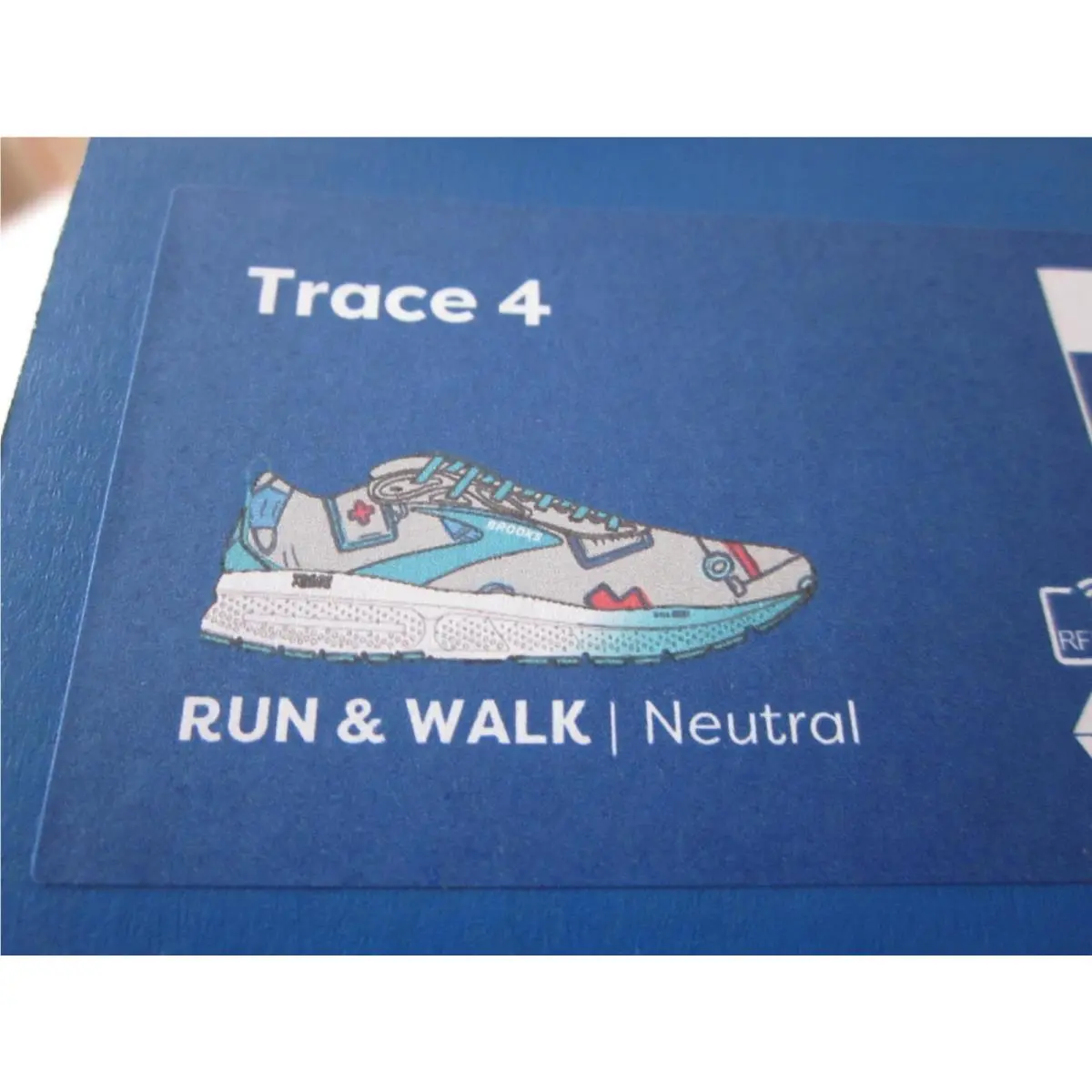 Brooks shoes - Brooks Trace 4 - Trace - Grey/Blue/Red 3